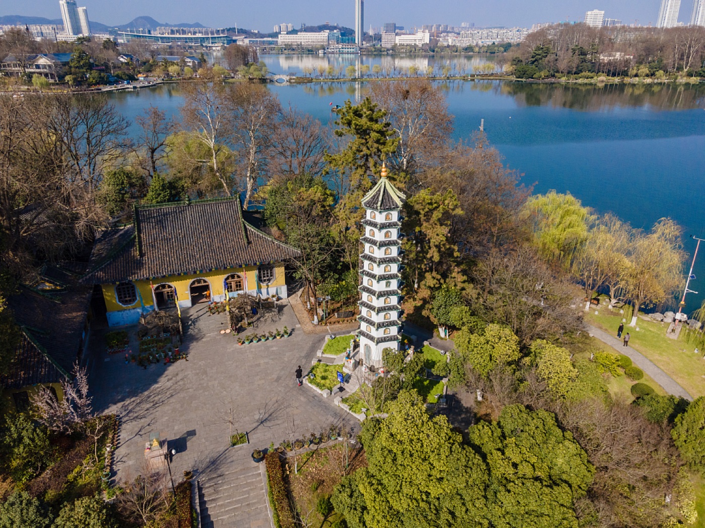 Lakeside pagoda
